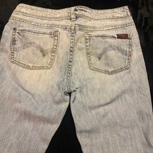 Women’s silver jeans